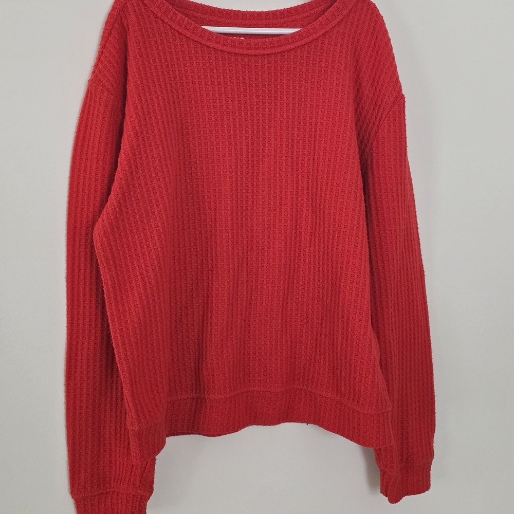 Epic Threads Vibrant Red Crew Neck Sweater